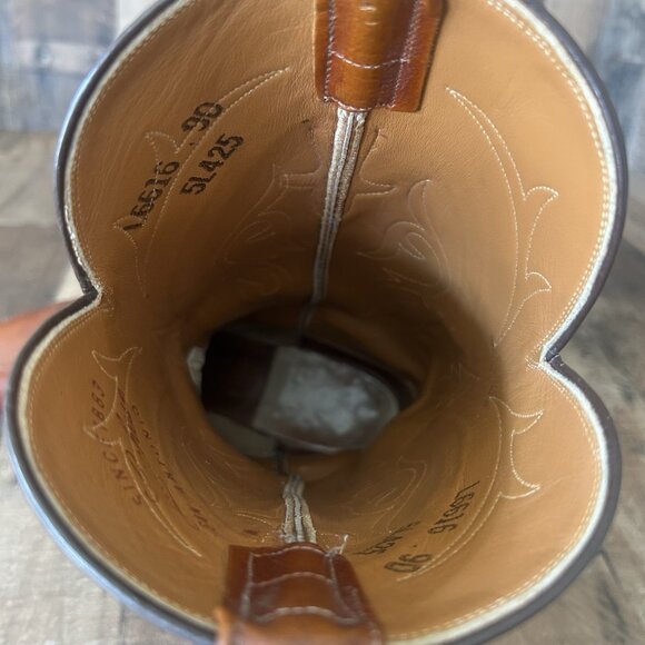 Lucchese L6616 San Antonio Vintage Western Cowboy Boots Mens 9 D - Picture 9 of 12